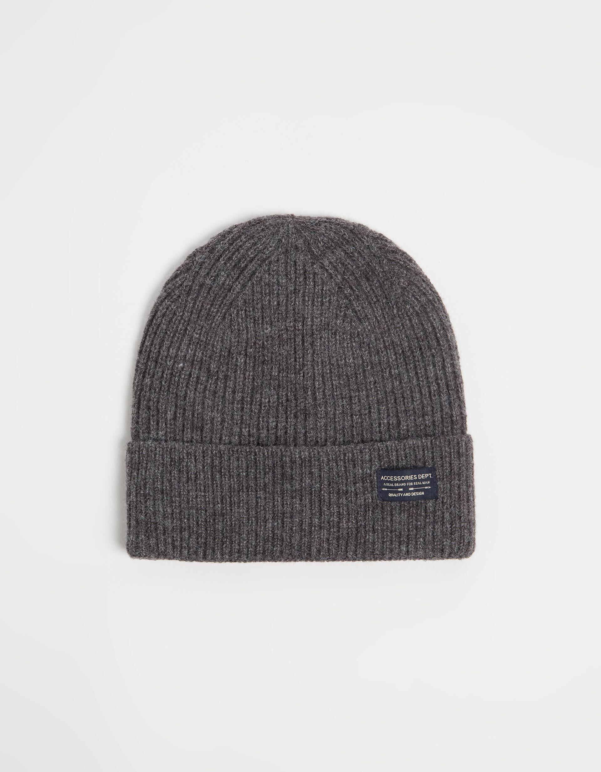 Gorro Malha, Homem, Cinzento