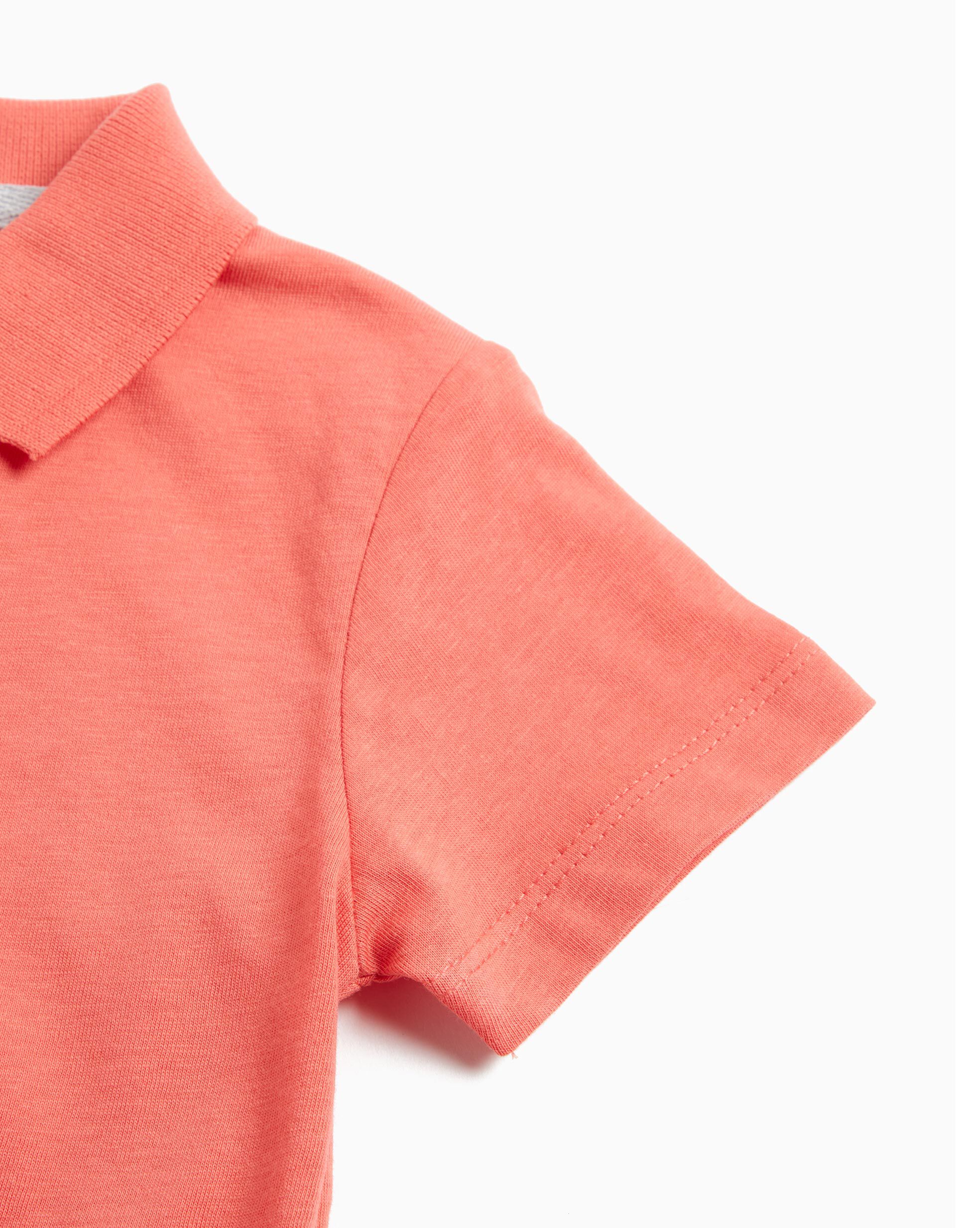 Comprar Online Polo de Manga Curta, Beb&eacute; Menino, Rosa