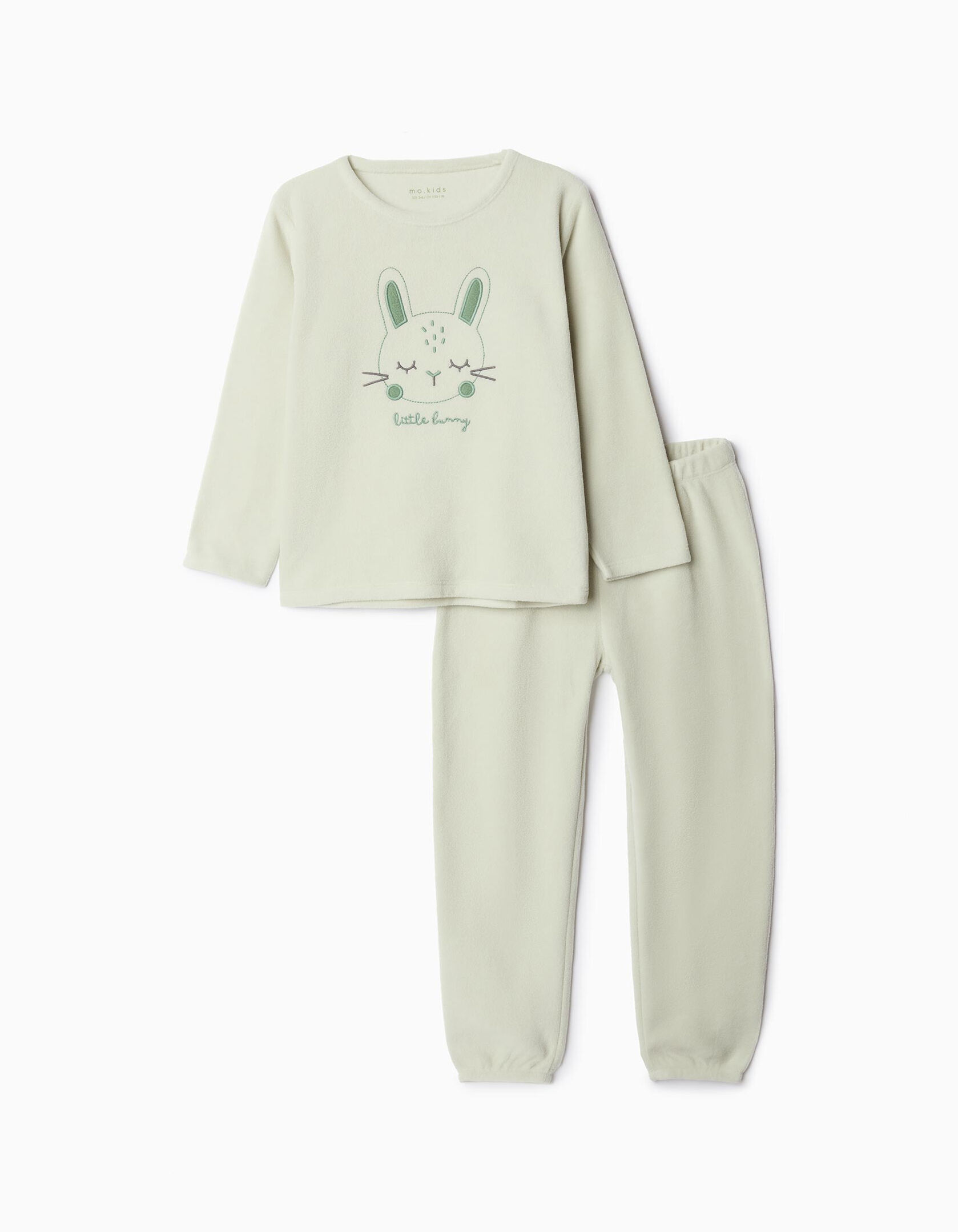 Pijama Polar, Menina, Verde Claro
