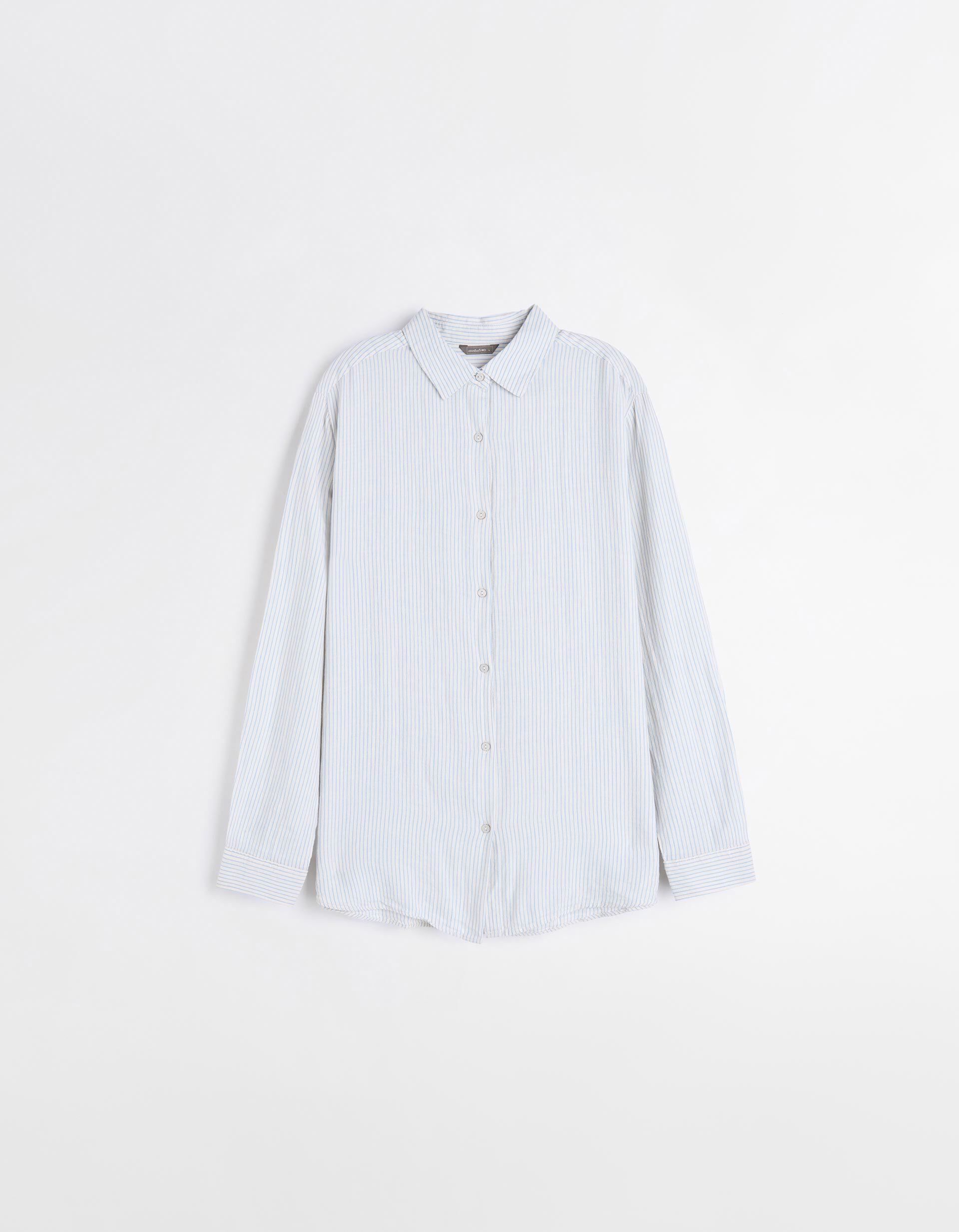 Comprar Online Camisa de Linho, Mulher, Azul 