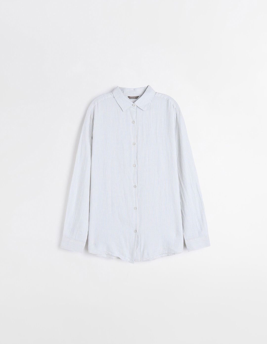 Camisa de Linho, Mulher, Azul 