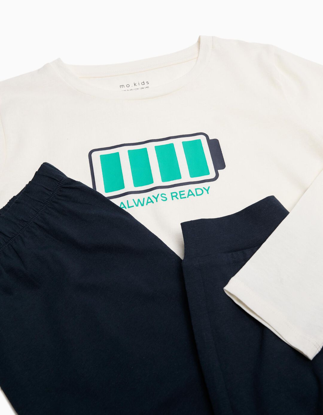 Pijama Jersey, Criança, Branco
