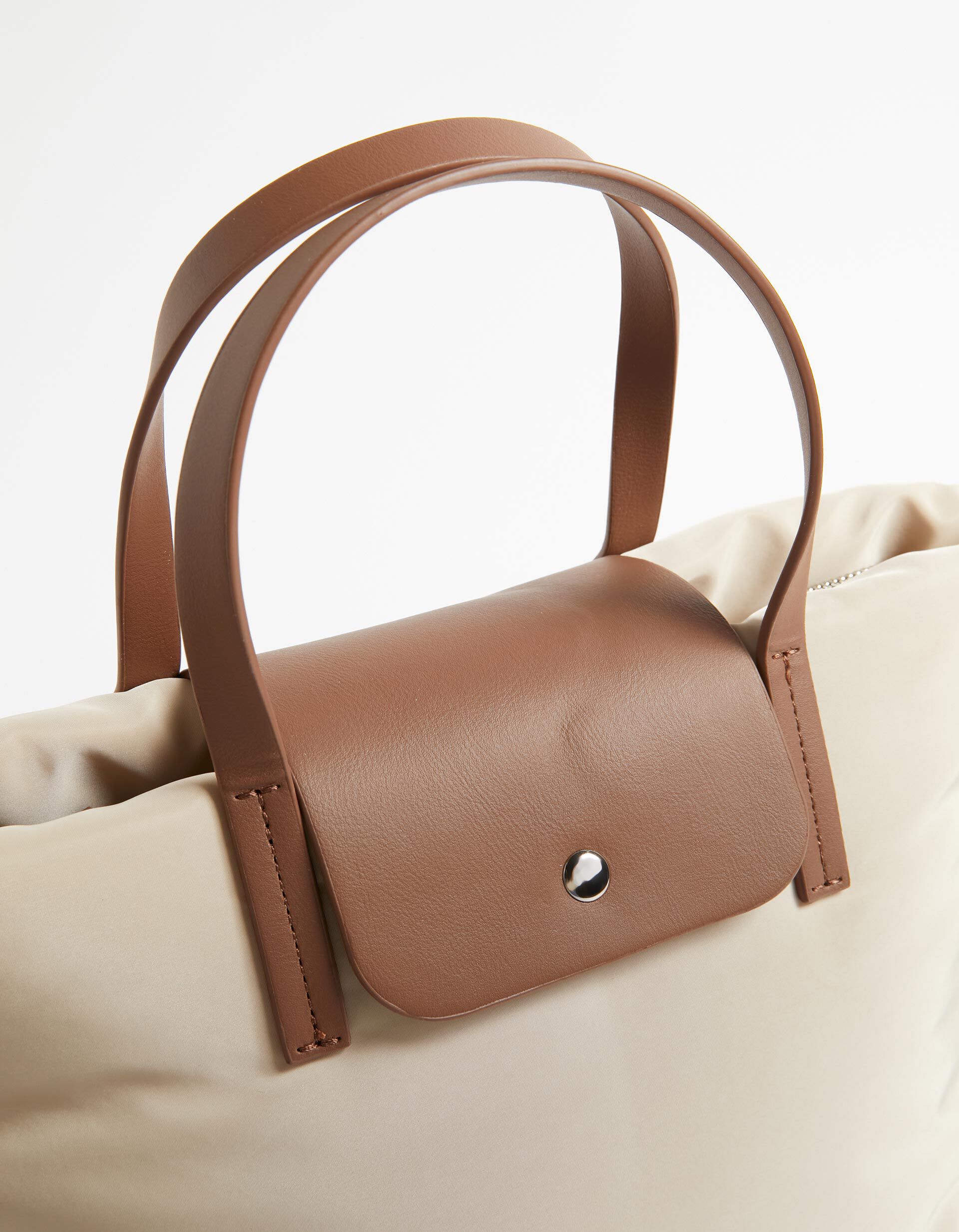 Comprar Online Carteira Tote Bag Combinada, Mulher, Bege