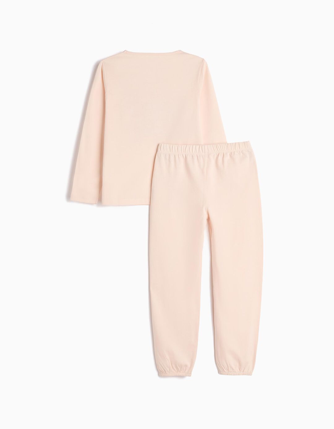 Pijama Jersey, Menina, Rosa Claro 
