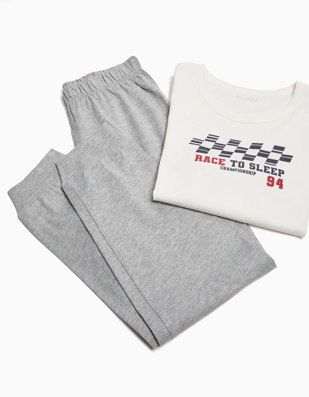 Pijama Jersey, Menino, Bege Claro