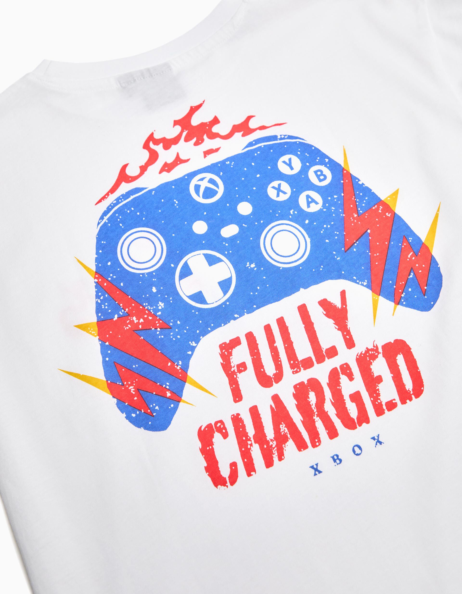 Comprar Online T-shirt 'Xbox', Menino, Branco