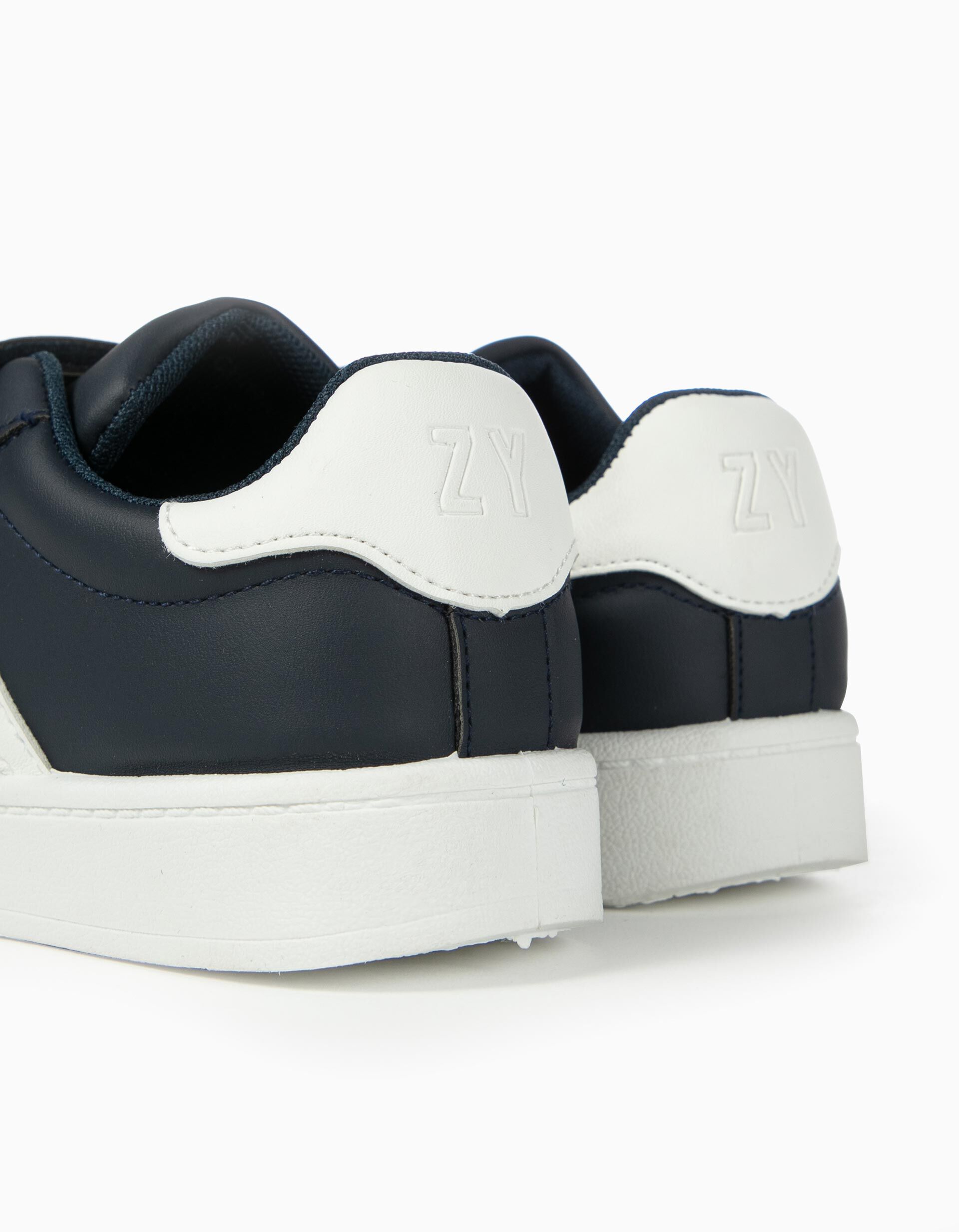 Comprar Online Sapatilhas para Crian&ccedil;a 'ZY', Azul Escuro e Branco