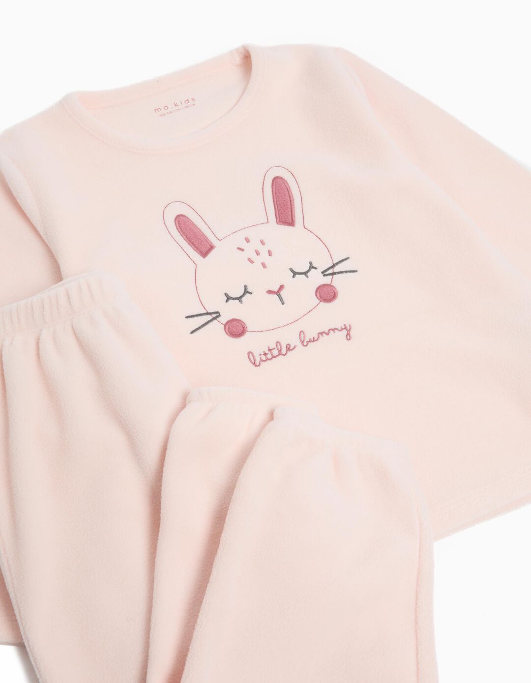 Pijama Polar, Menina, Rosa Claro