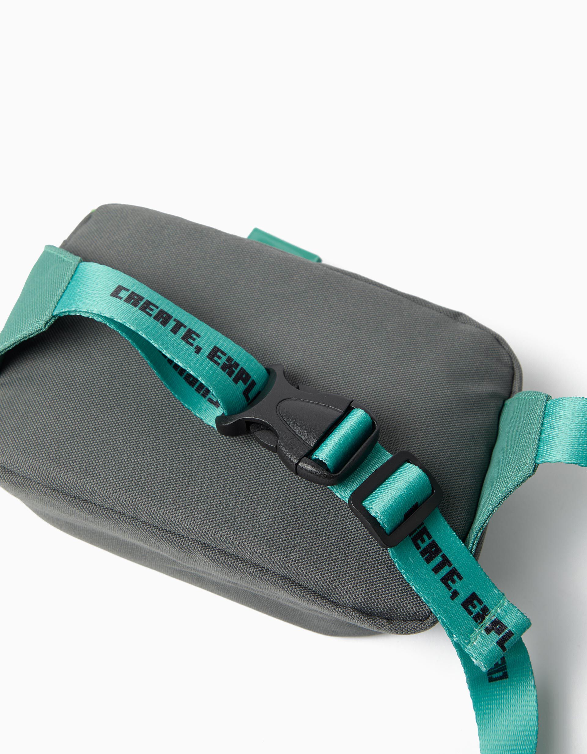 Bolsa De Cintura 'Minecraft', Menino, Cinzento Escuro