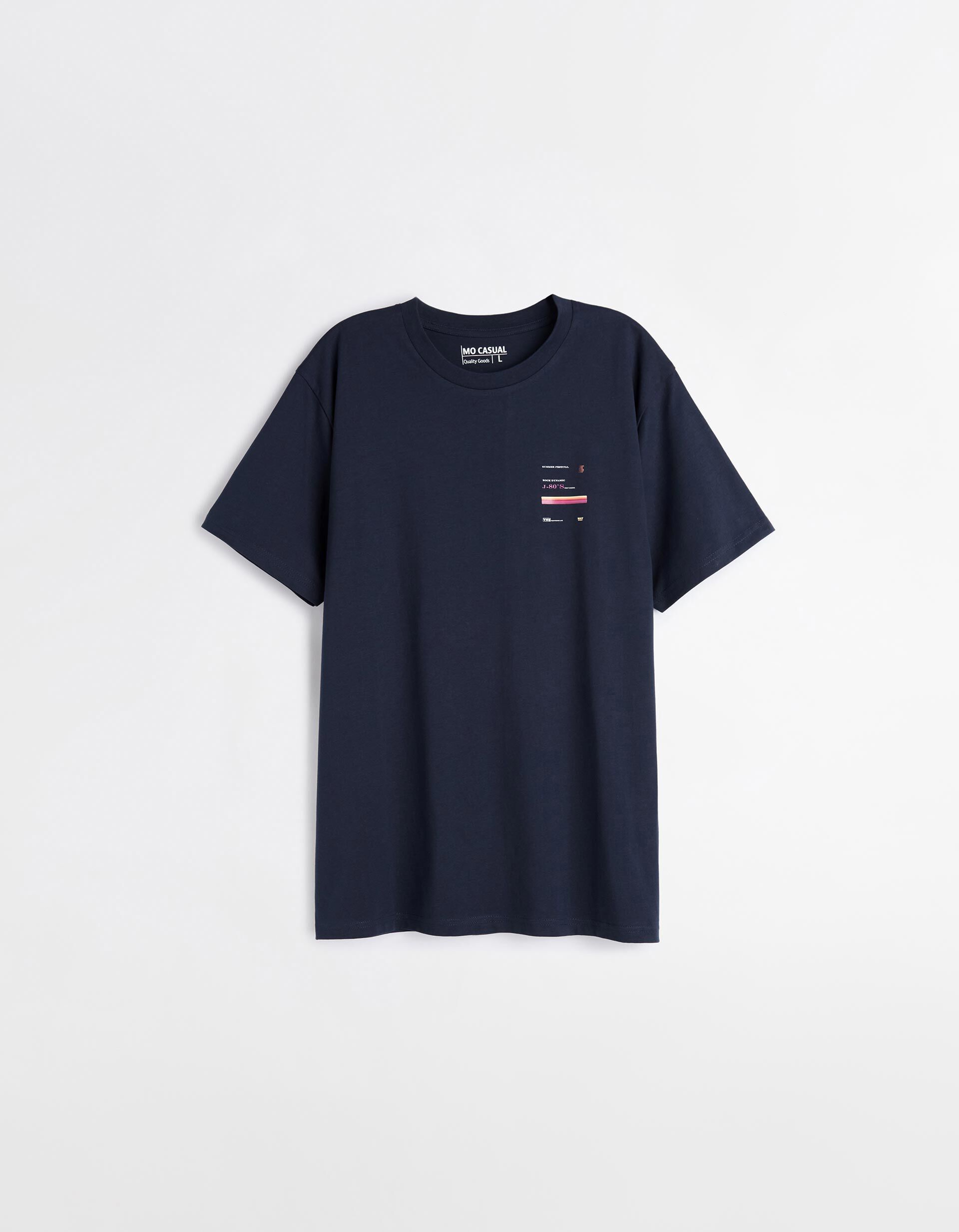 Comprar Online T-shirt, Homem, Azul Escuro