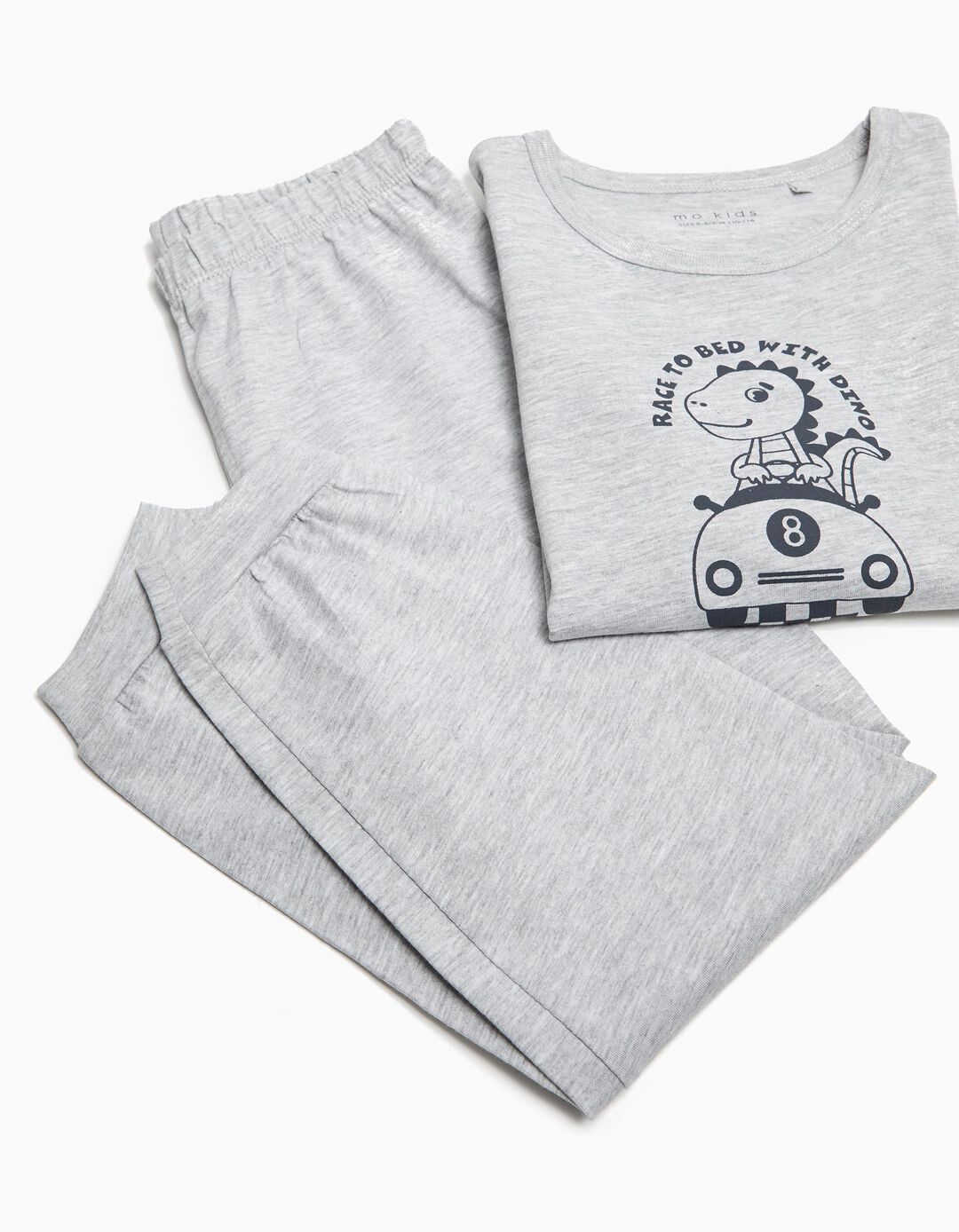Pijama Jersey, Menino, Cinzento Claro