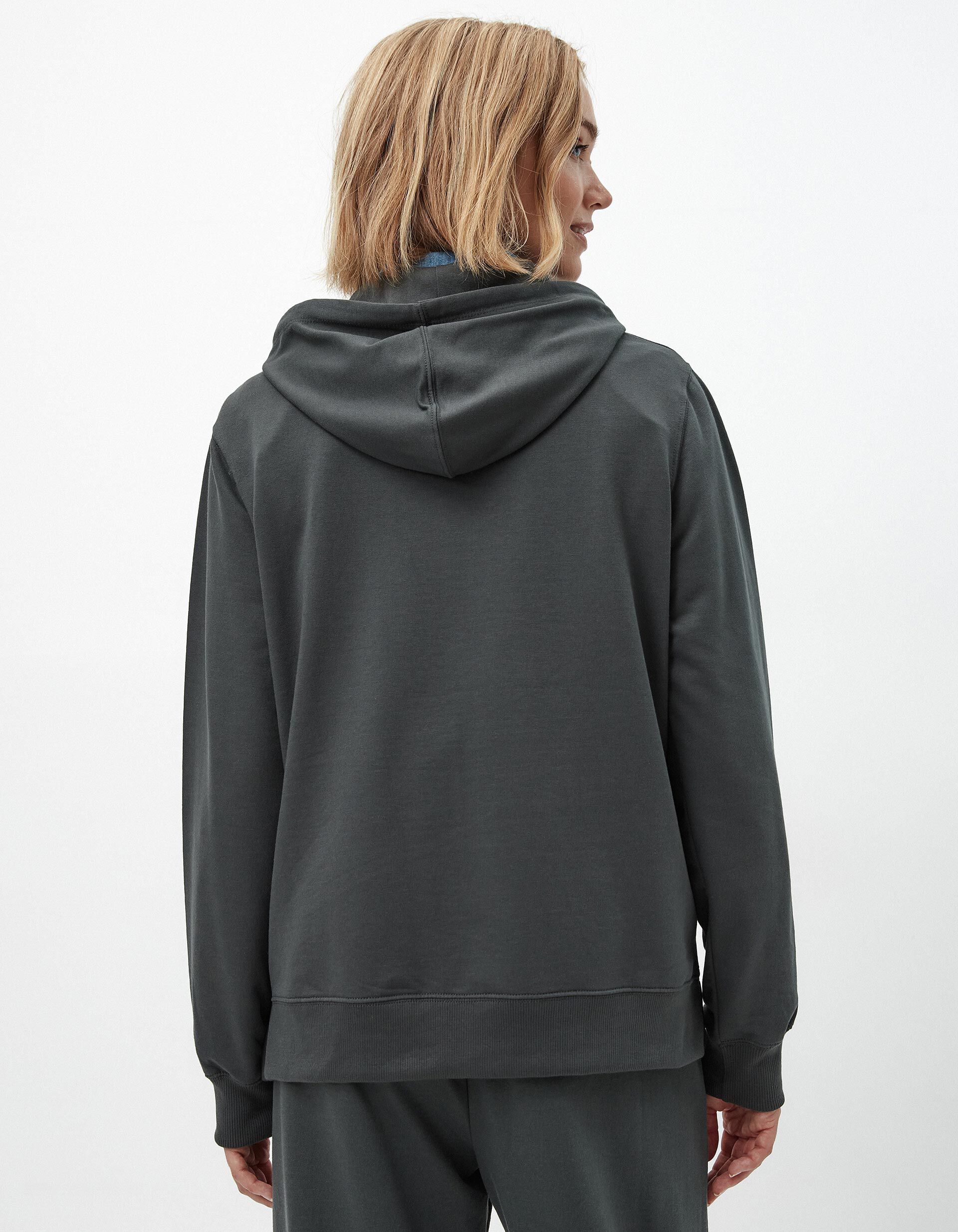 Comprar Online Sweatshirt de Felpa Capuz, Mulher, Cinzento Escuro