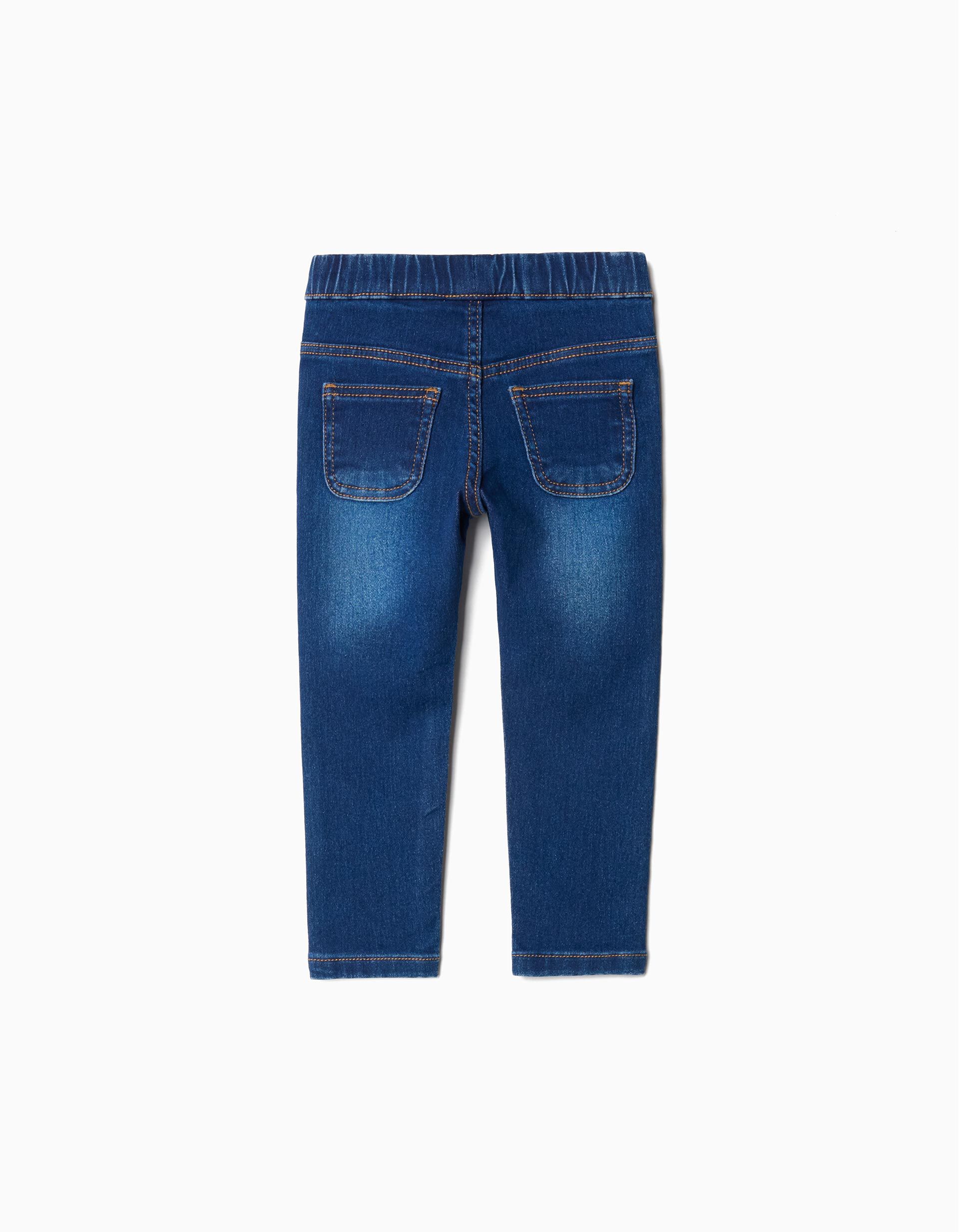 Jeggings de Ganga, Menina, Azul