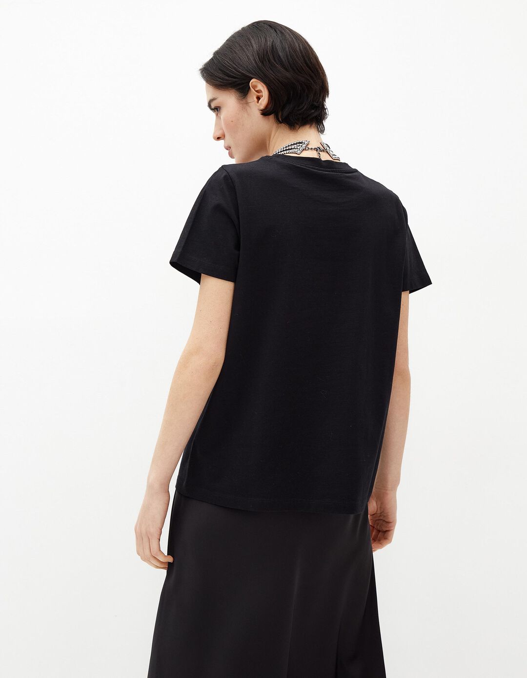 T-shirt 'Cher', Mulher, Preto