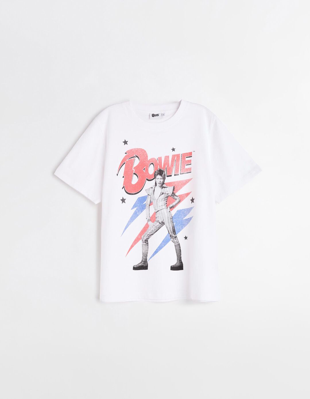 T-shirt 'Bowie', Mulher, Bege Claro