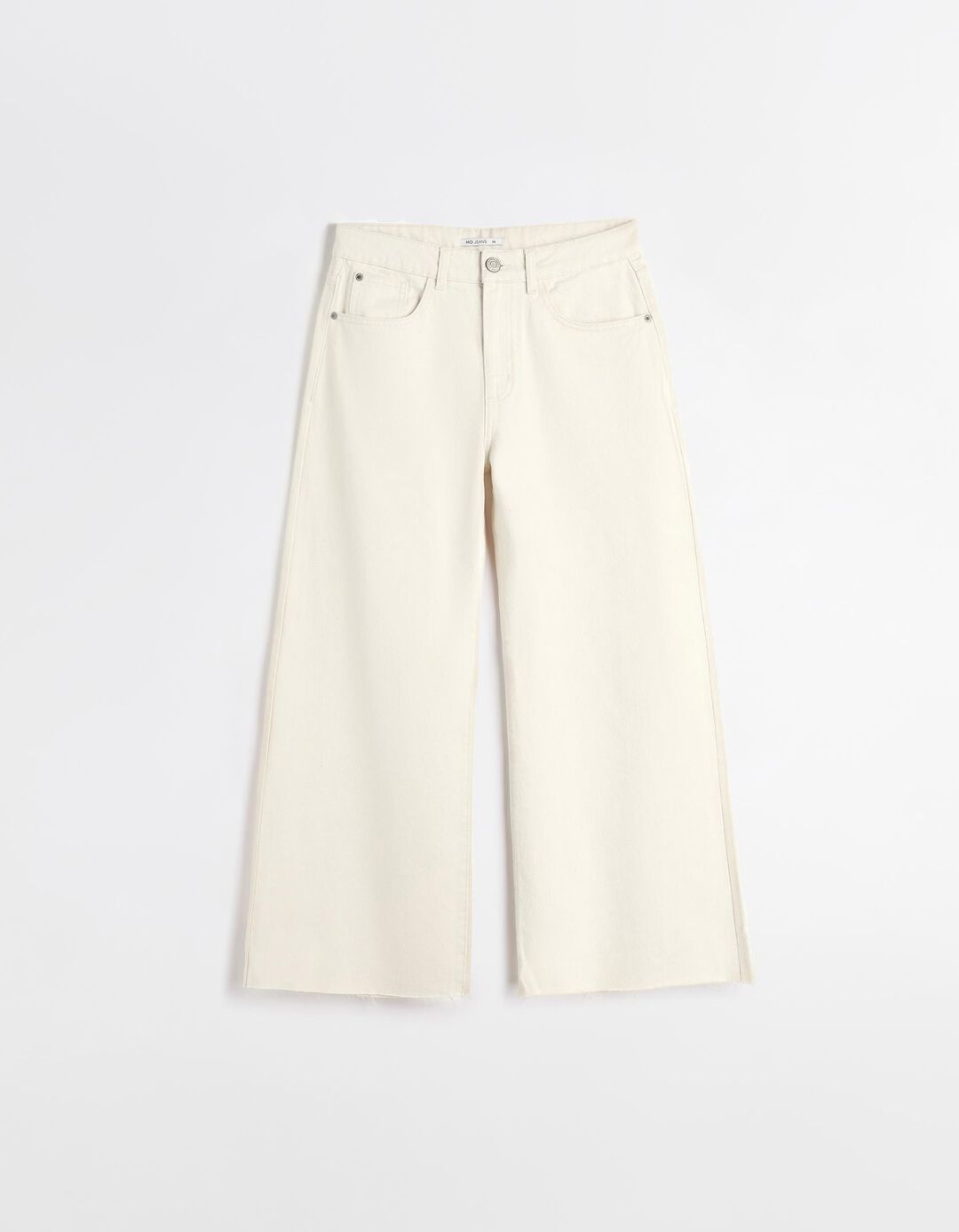 Calças de Ganga Culotte, Mulher, Cru