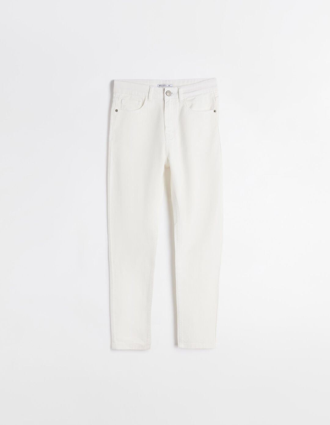 Calças de Ganga 'Skinny', Mulher, Branco