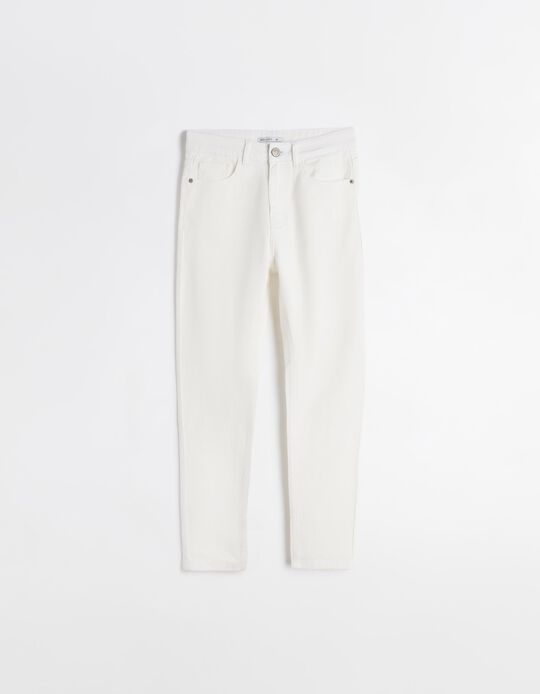 Comprar Online Calças de Ganga 'Skinny', Mulher, Branco