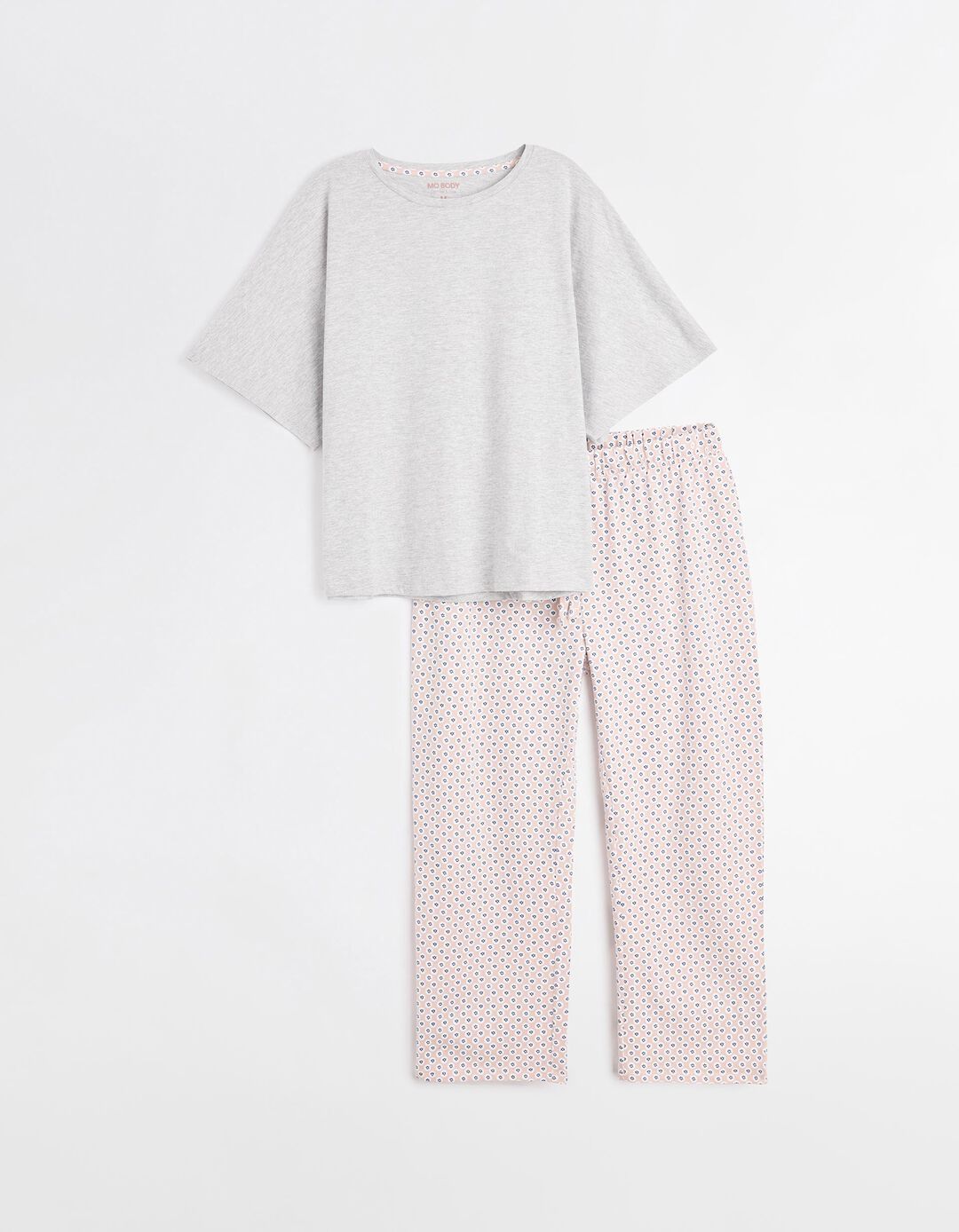 Pijama, Mulher, Cinzento Claro