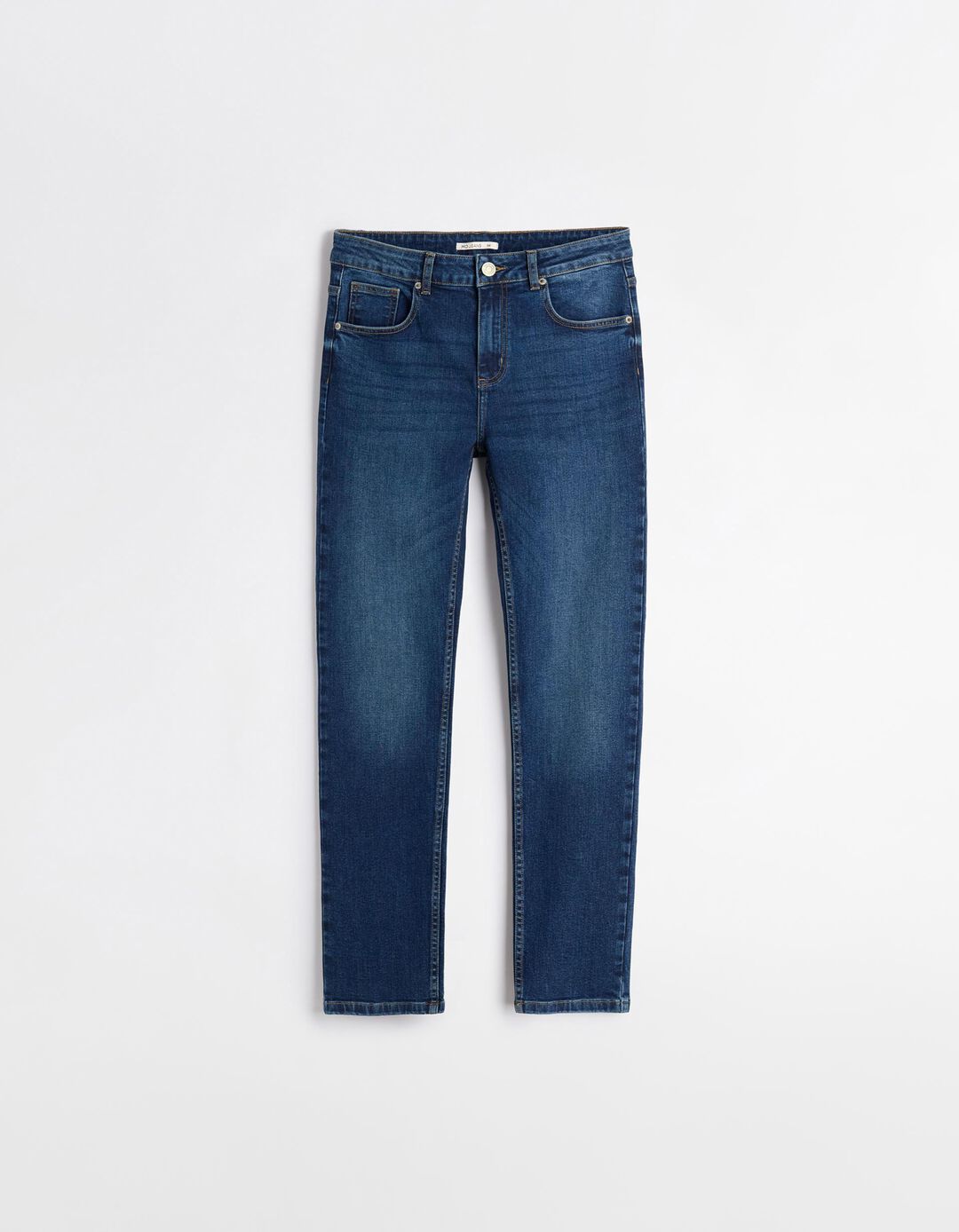 Calças de Ganga 'Slim Fit', Mulher, Azul 