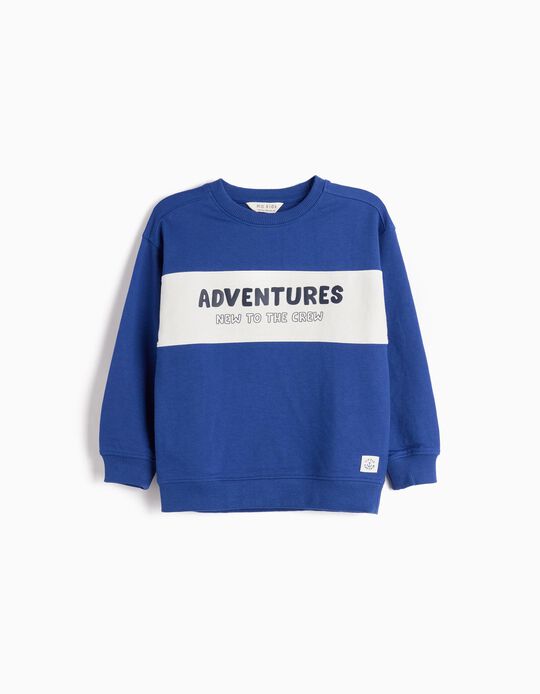 Comprar Online Sweatshirt de Felpa, Menino, Azul Escuro