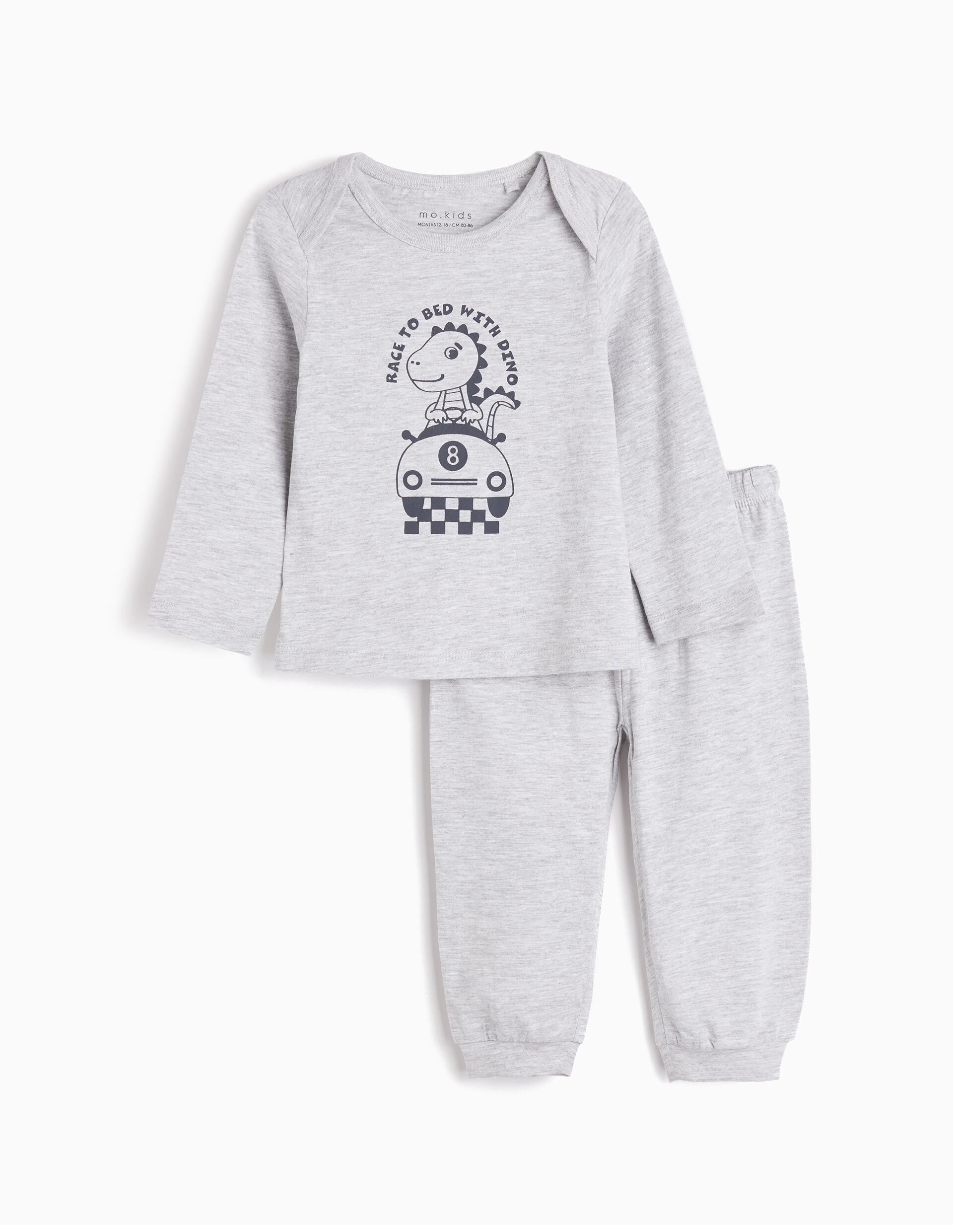 Comprar Online Pijama Jersey, Menino, Cinzento Claro