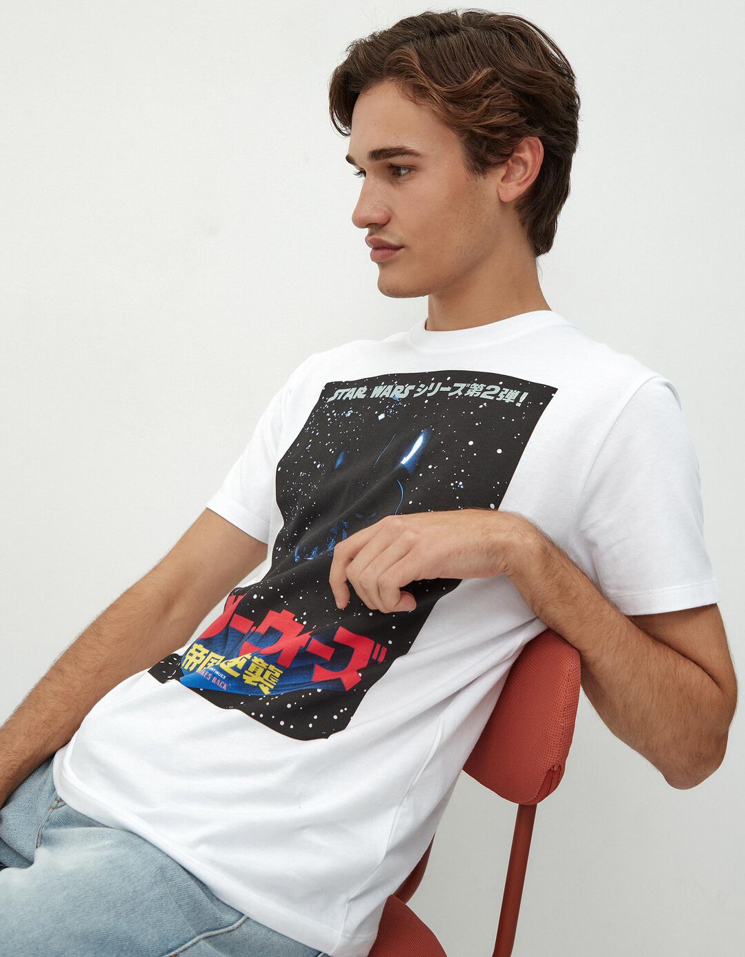 T-shirt Estampado 'Star Wars', Homem, Branco