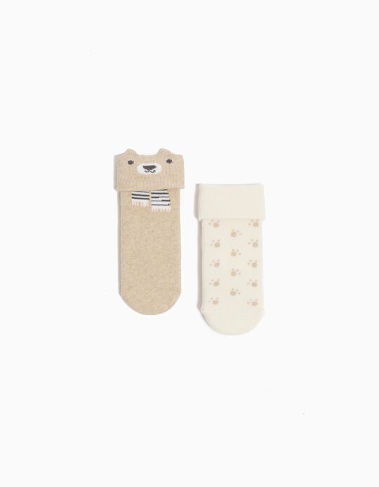 Comprar Online Pack 2 Pares de Meias Antiderrapantes, Bebé, Multicor