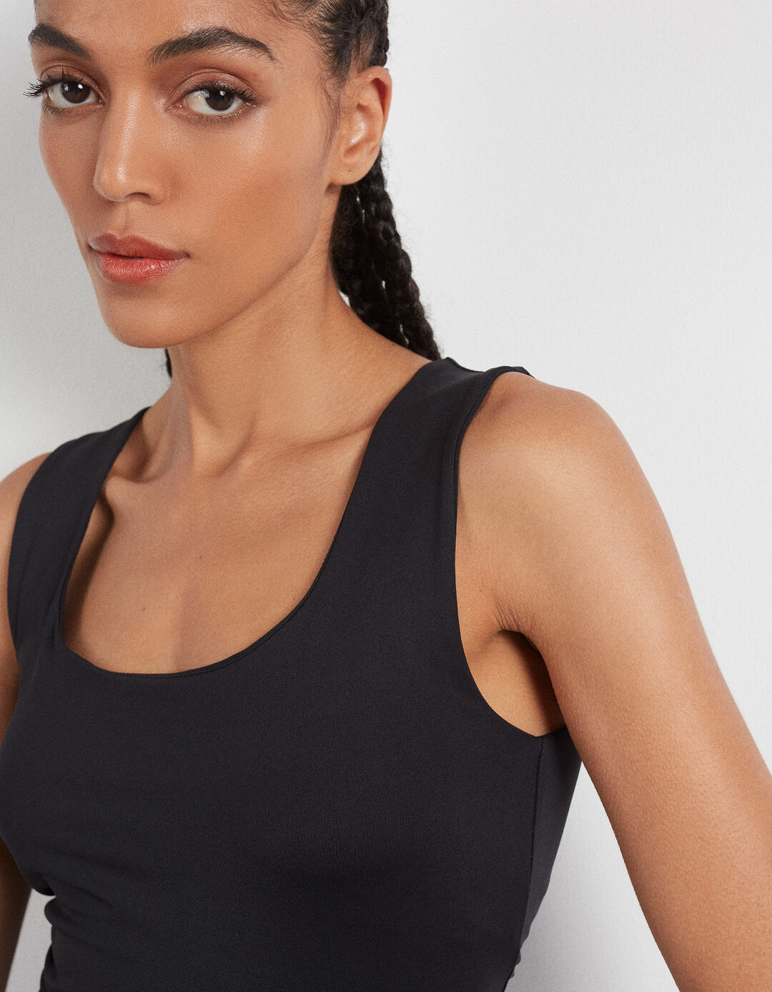 Tank Top, Mulher, Preto