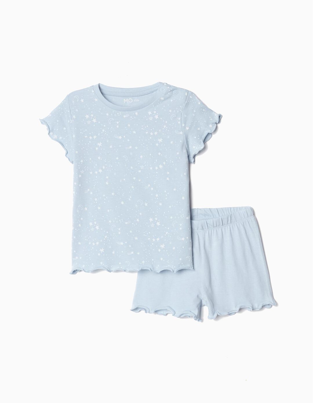 Pijama, Menina, Azul Claro