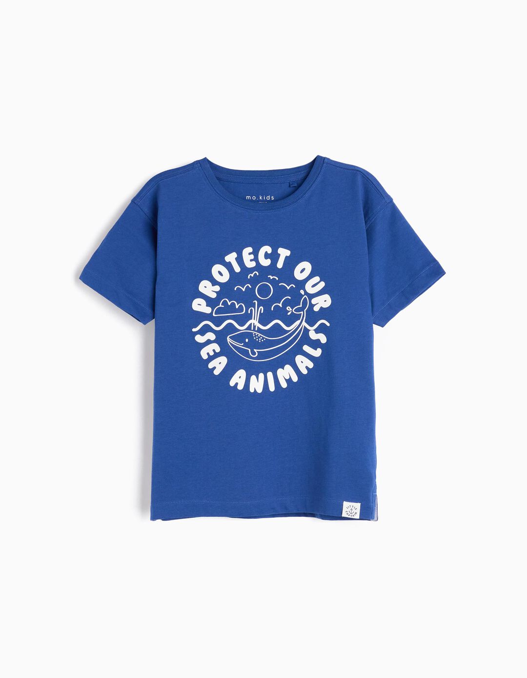 T-shirt Estampado, Menino, Azul Escuro 