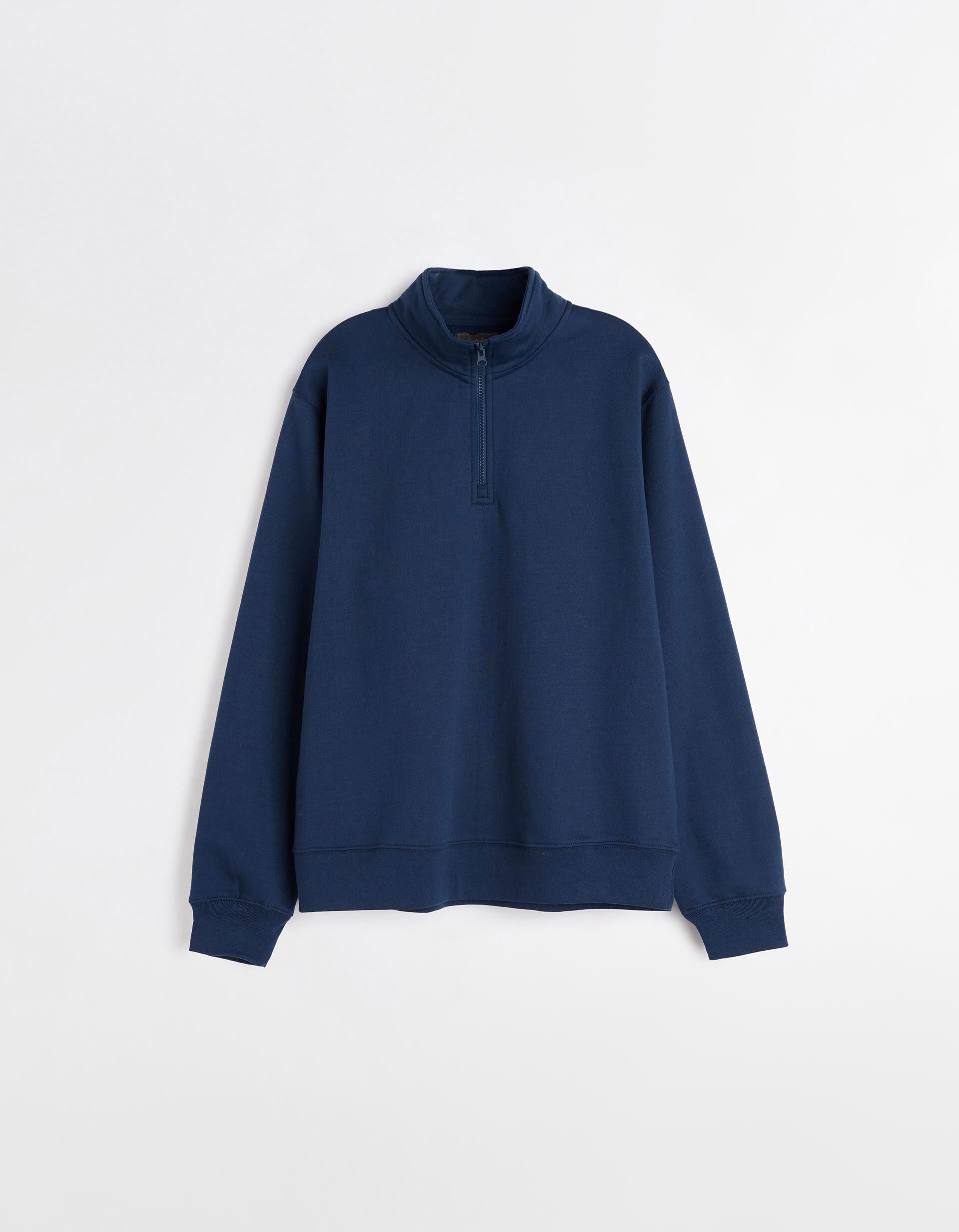 Comprar Online Sweatshirt Fecho de Correr, Homem, Azul Escuro