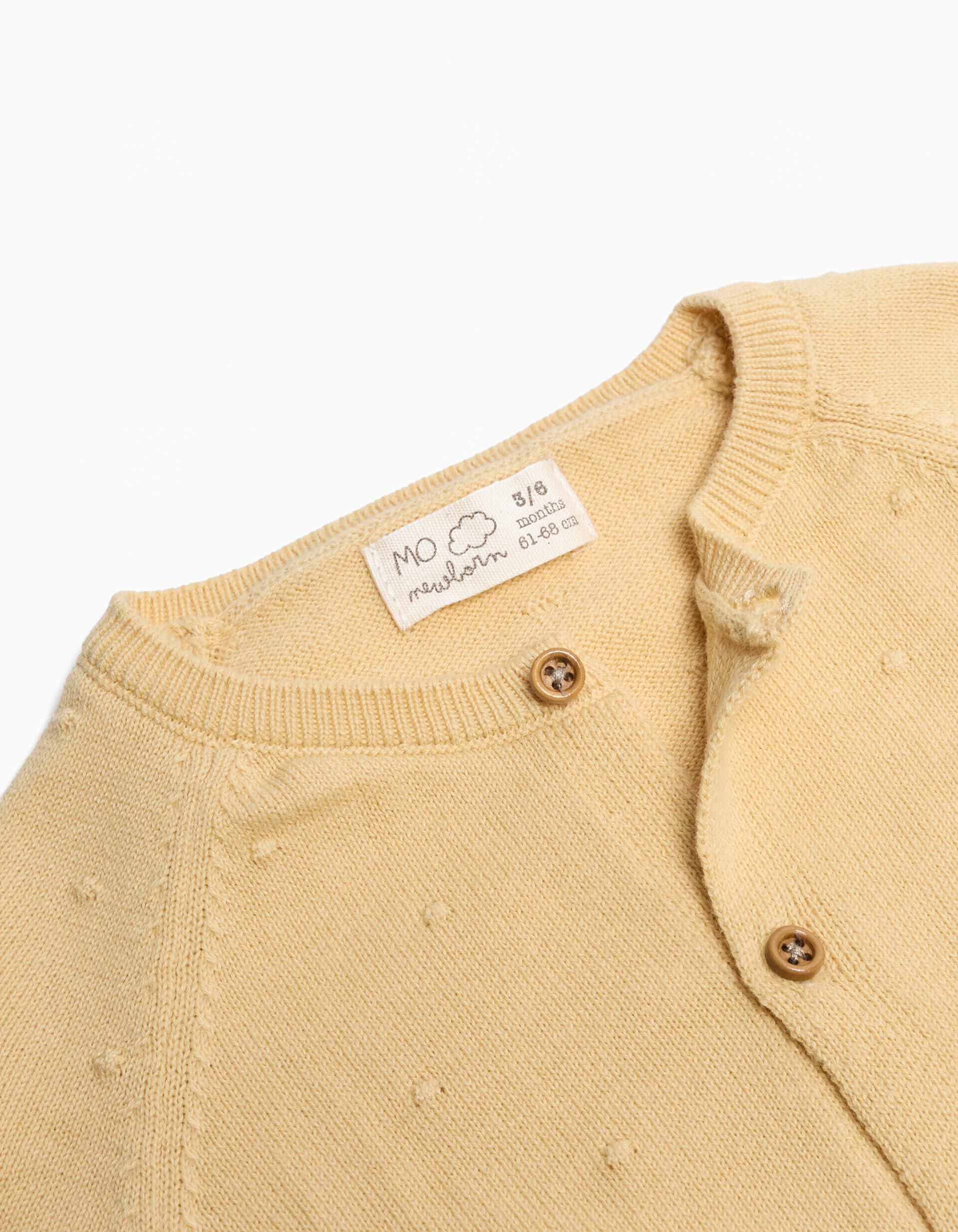Comprar Online Casaco de Malha, Rec&eacute;m-nascido, Amarelo Claro