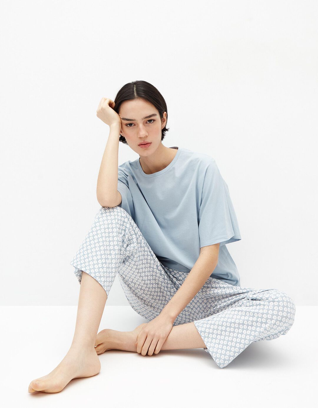 Pijama, Mulher, Azul Claro