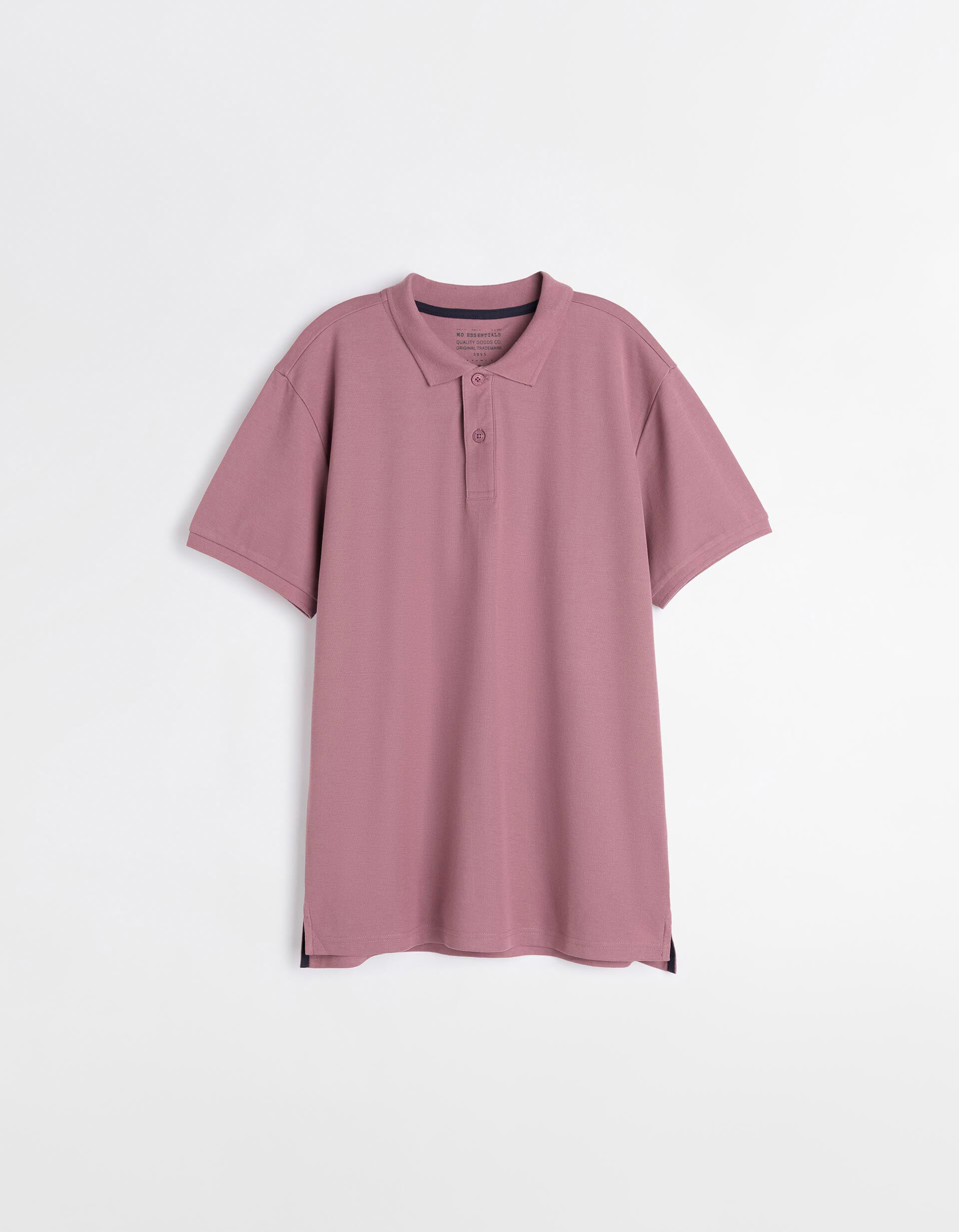 Comprar Online Polo Piquet Manga Curta, Homem, Rosa Escuro