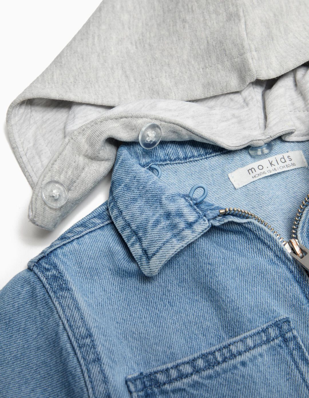 Sobrecamisa Denim, Menino, Azul Claro 