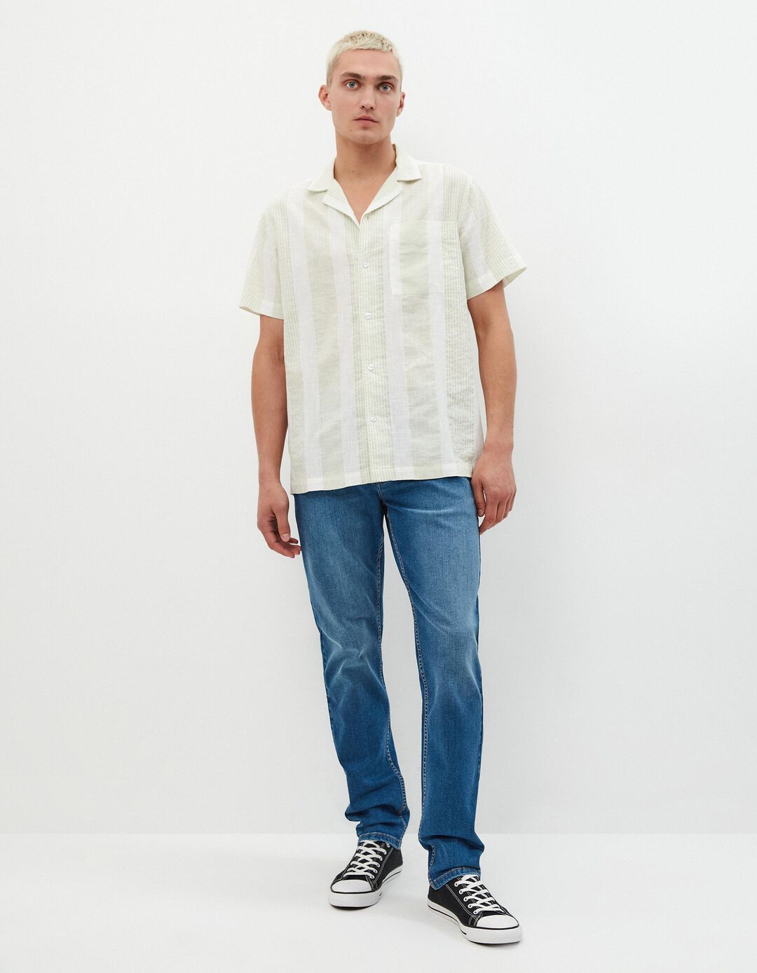 Jeans Slim-fit, Homem, Azul
