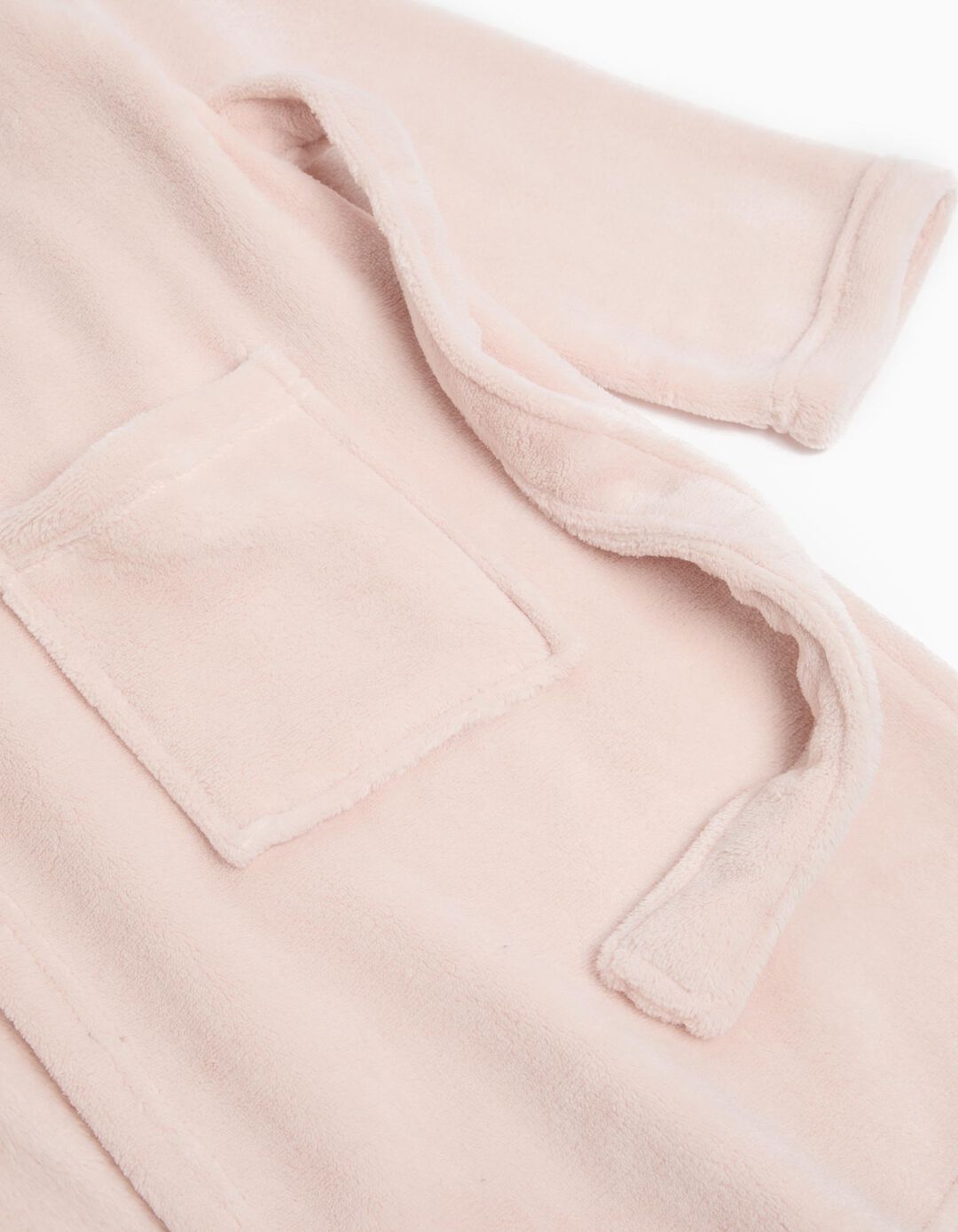 Robe de Felpa Capuz, Menina, Rosa
