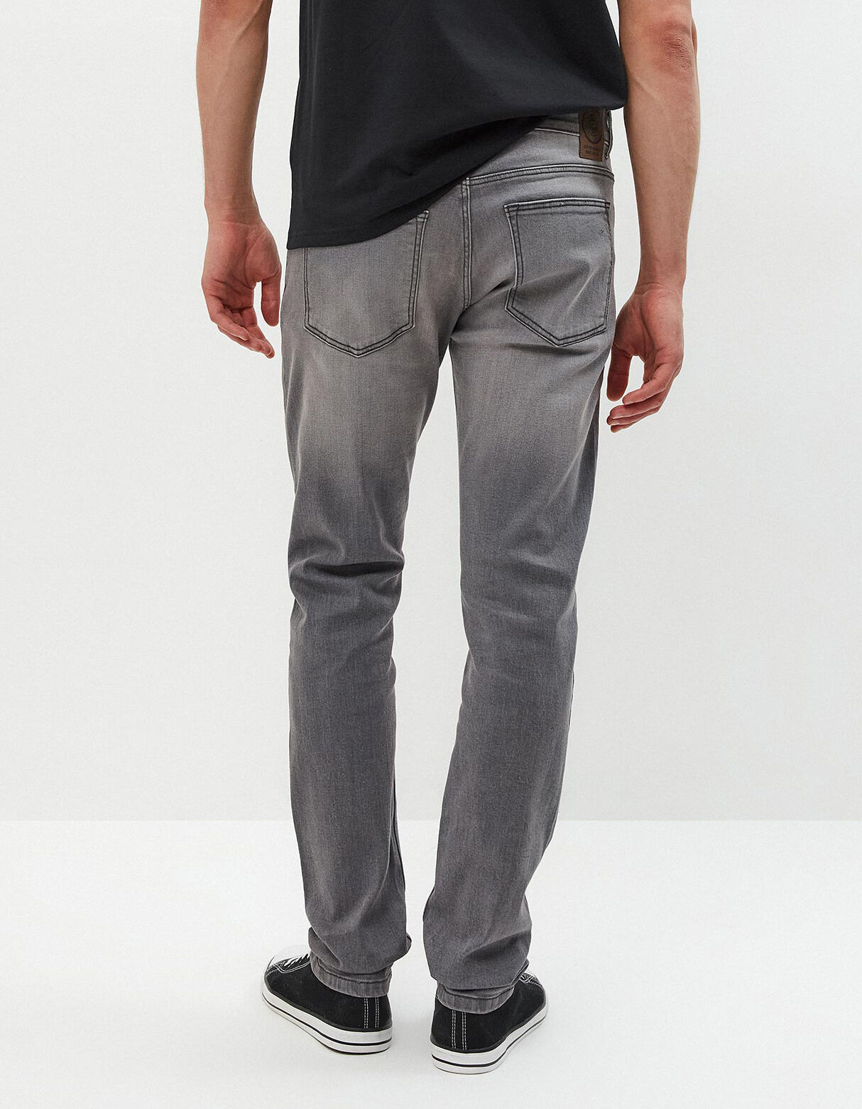 Cal&ccedil;as Skinny-fit, Homem, Cinza