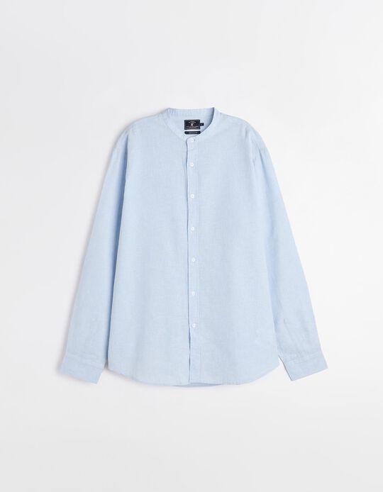 Comprar Online Camisa Linho, Homem, Azul Claro