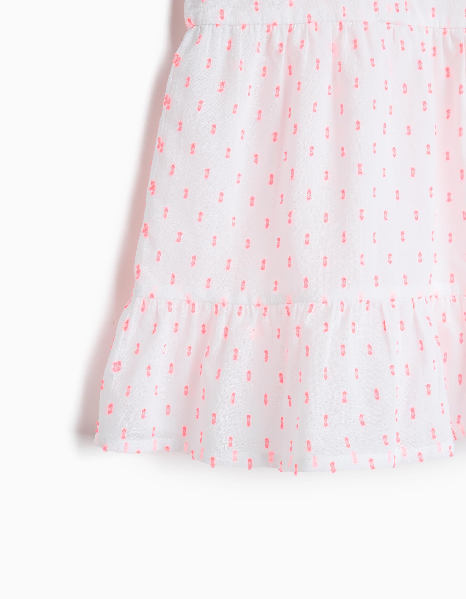 Vestido, Menina, Branco