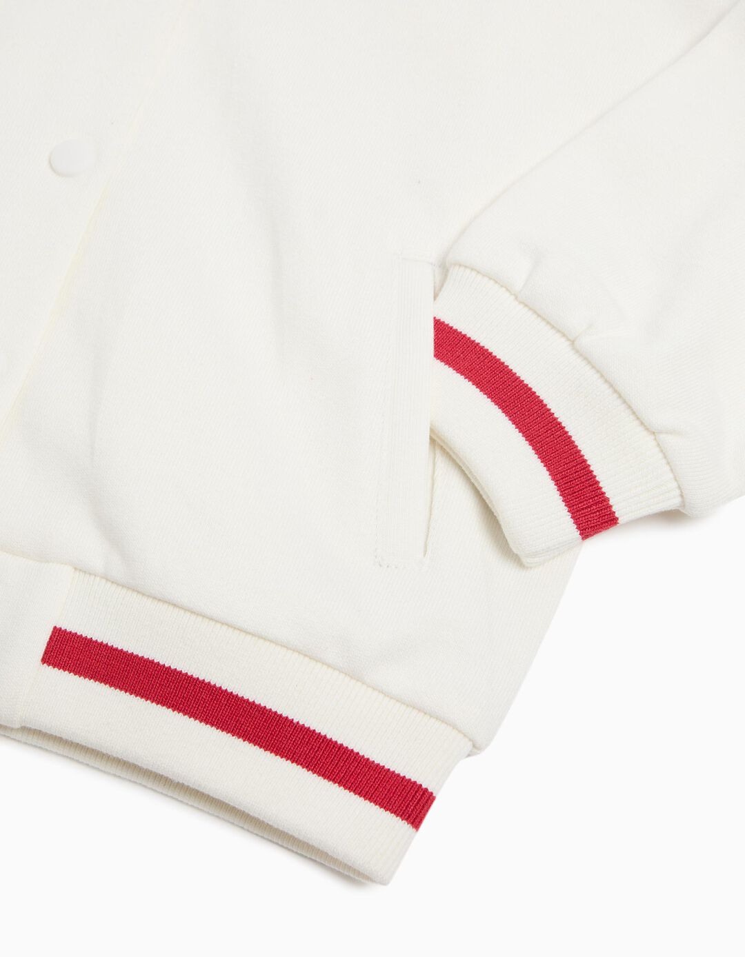 Casaco Bomber 'Disney', Menina, Branco