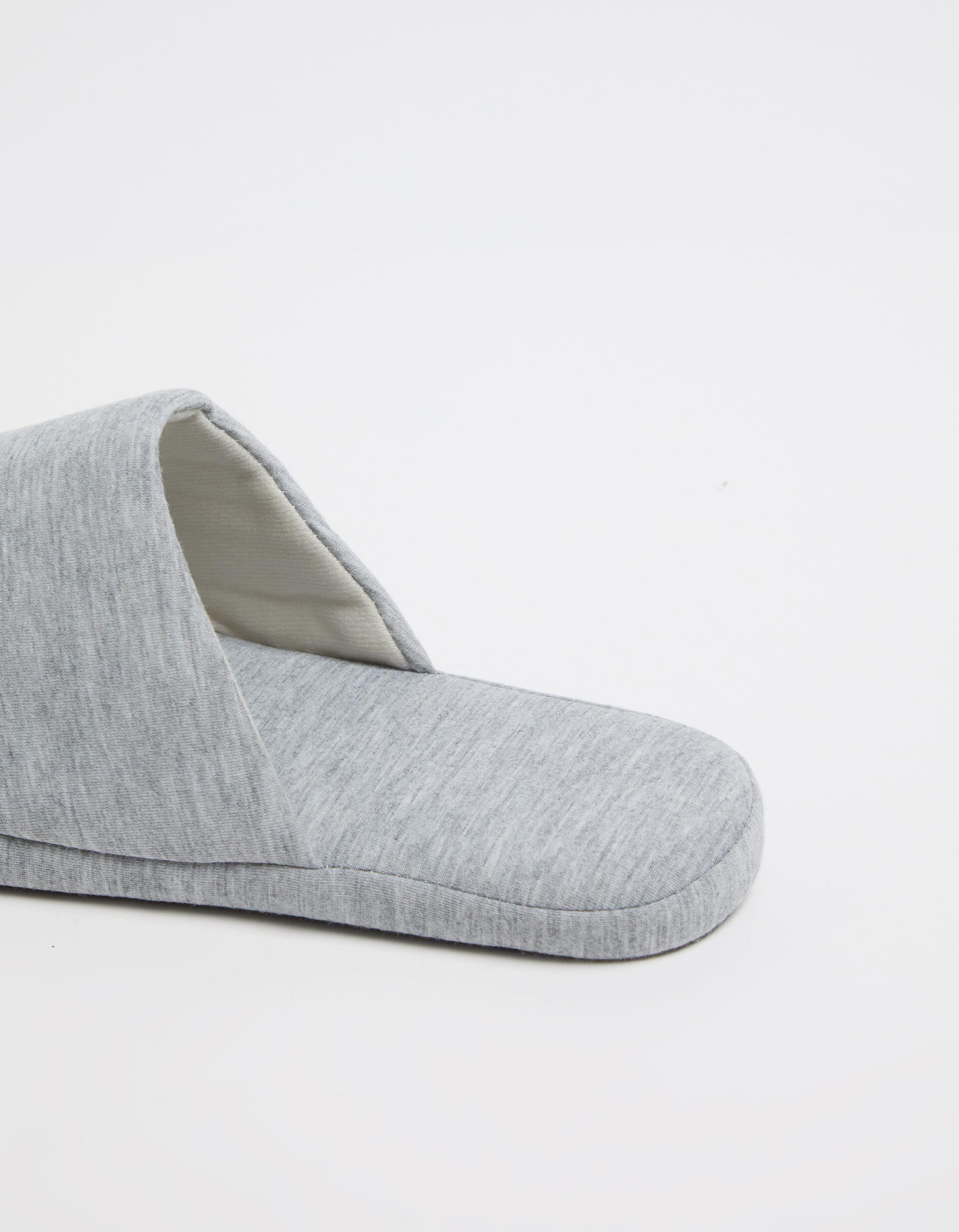 Comprar Online Chinelos de Quarto Jersey, Homem, Cinzento Claro