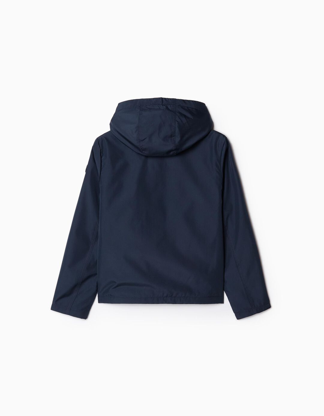 Parka Capuz Interior Polar, Menino, Azul Escuro