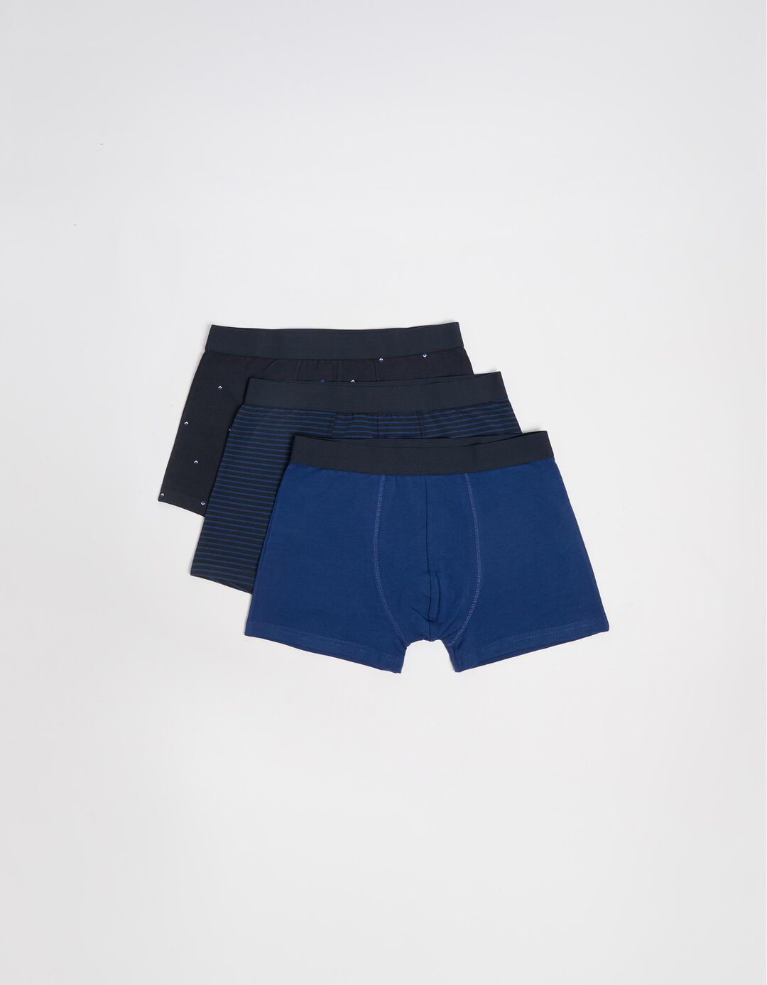 Pack 3 Boxers, Homem, Azul Escuro