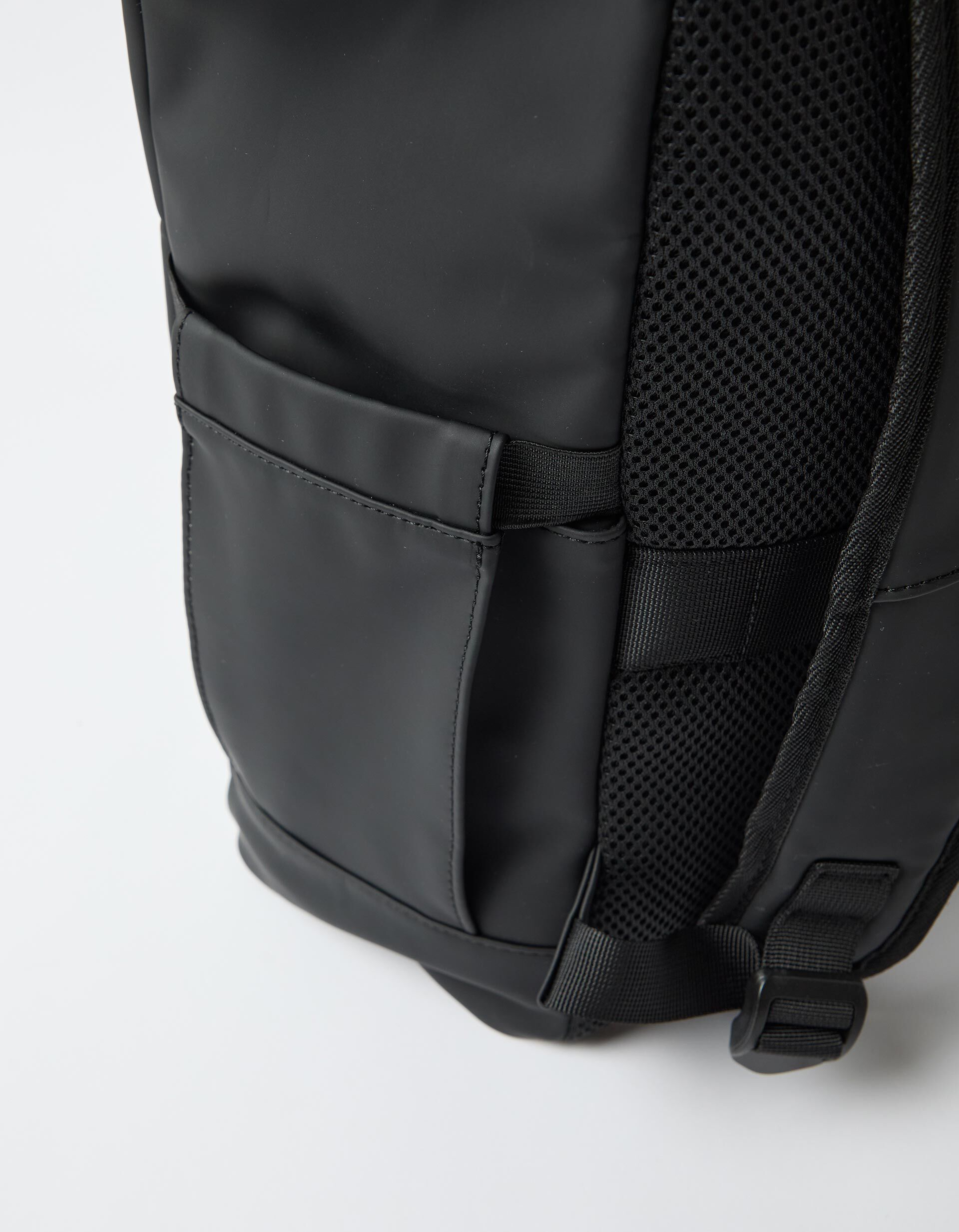 Mochila 'Rolltop', Homem, Preto