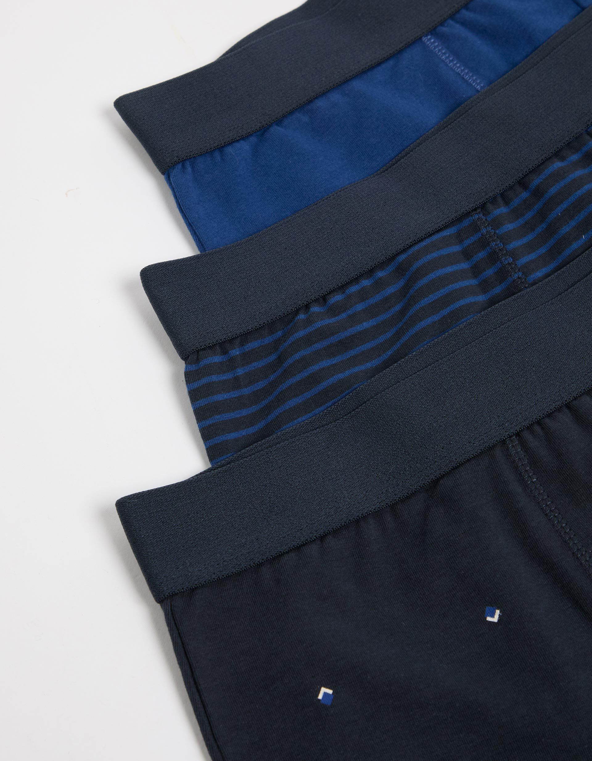 Comprar Online Pack 3 Boxers, Homem, Azul Escuro