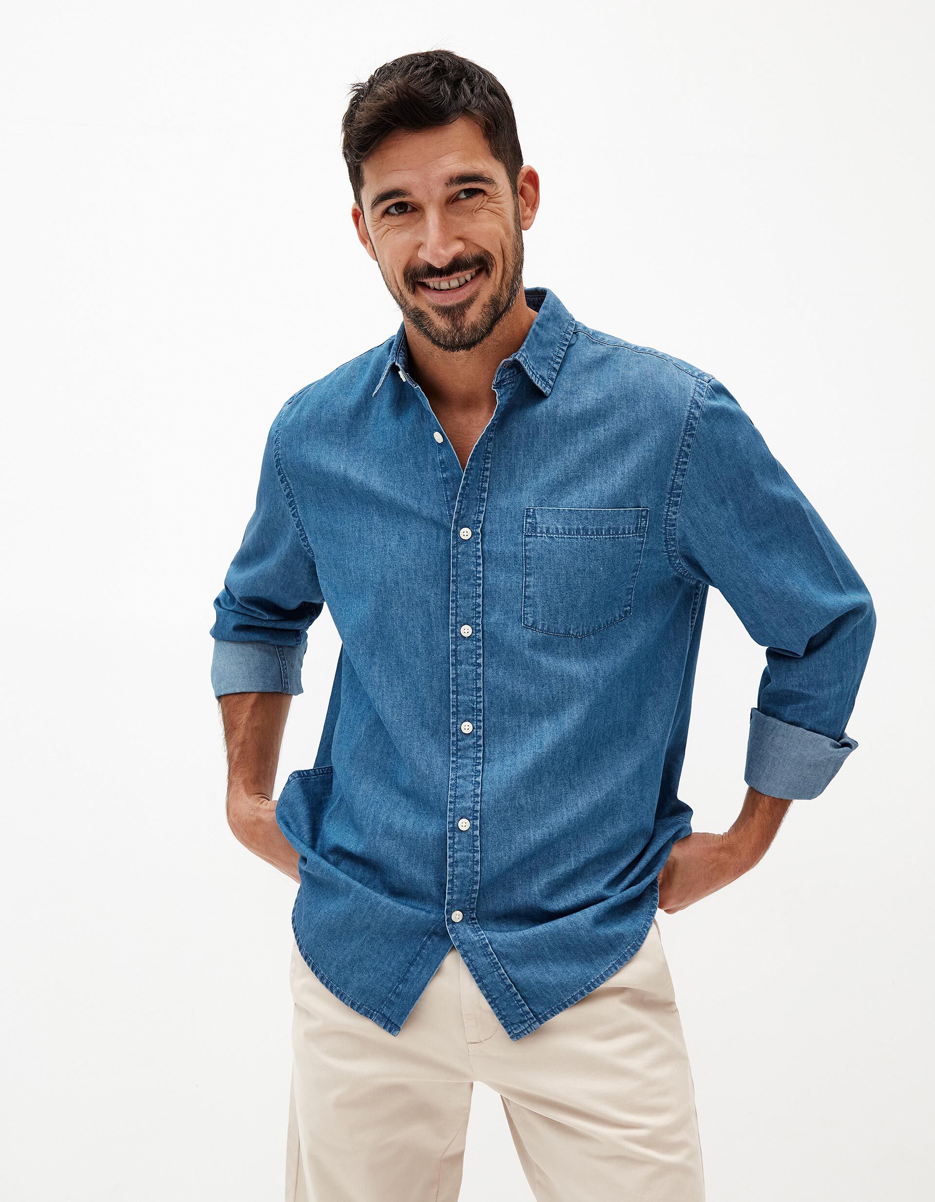 Comprar Online Camisa de Ganga, Homem, Azul