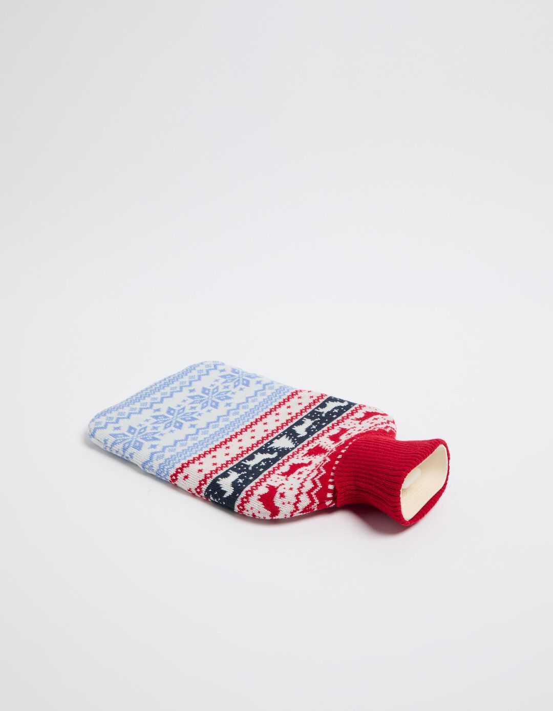 Botija para Água Quente com Capa em Malha, Vermelho