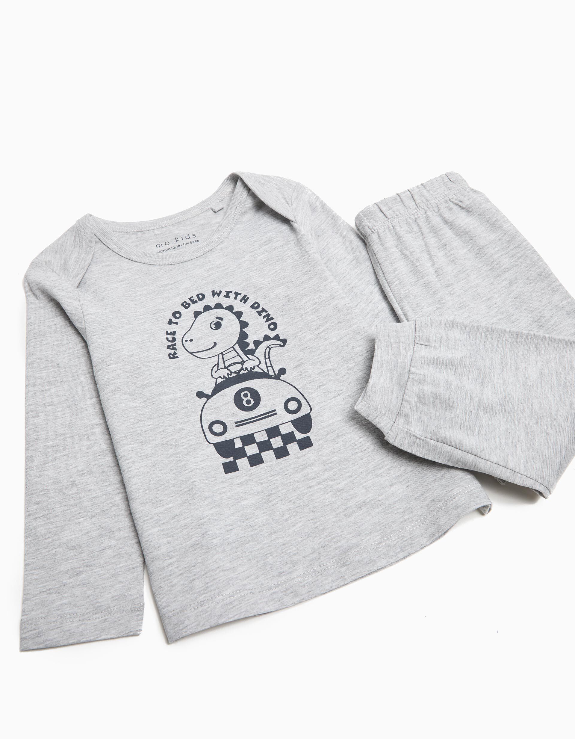 Comprar Online Pijama Jersey, Menino, Cinzento Claro